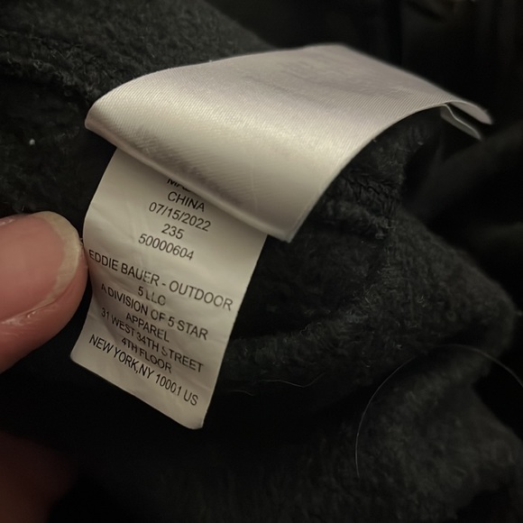 Eddie Bauer XL Thermal Knit Zip-Up Jacket Cozy Polyester Outerwear Posh Style - Picture 4 of 10